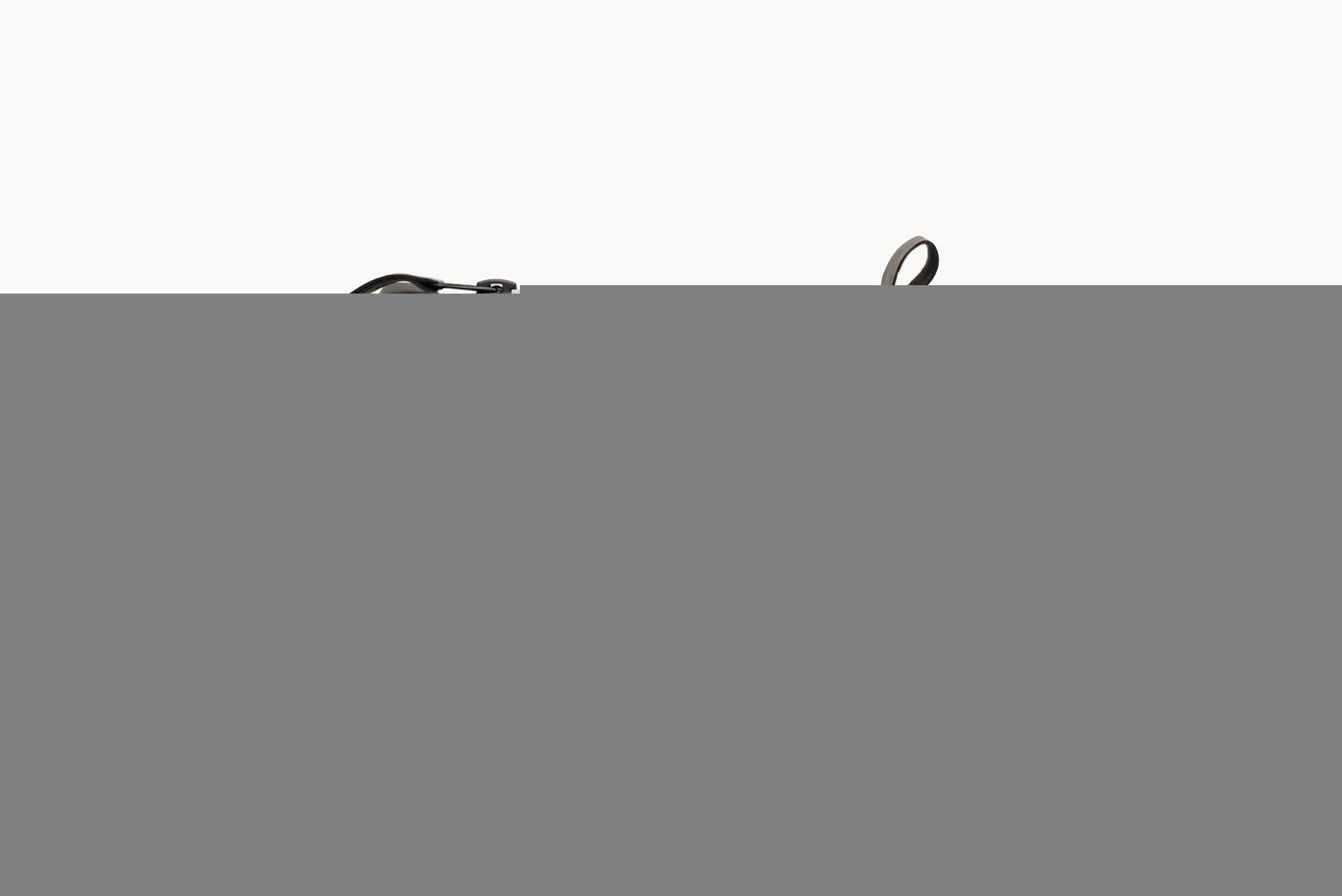 Leather Cosmetic Bag, Black - Small